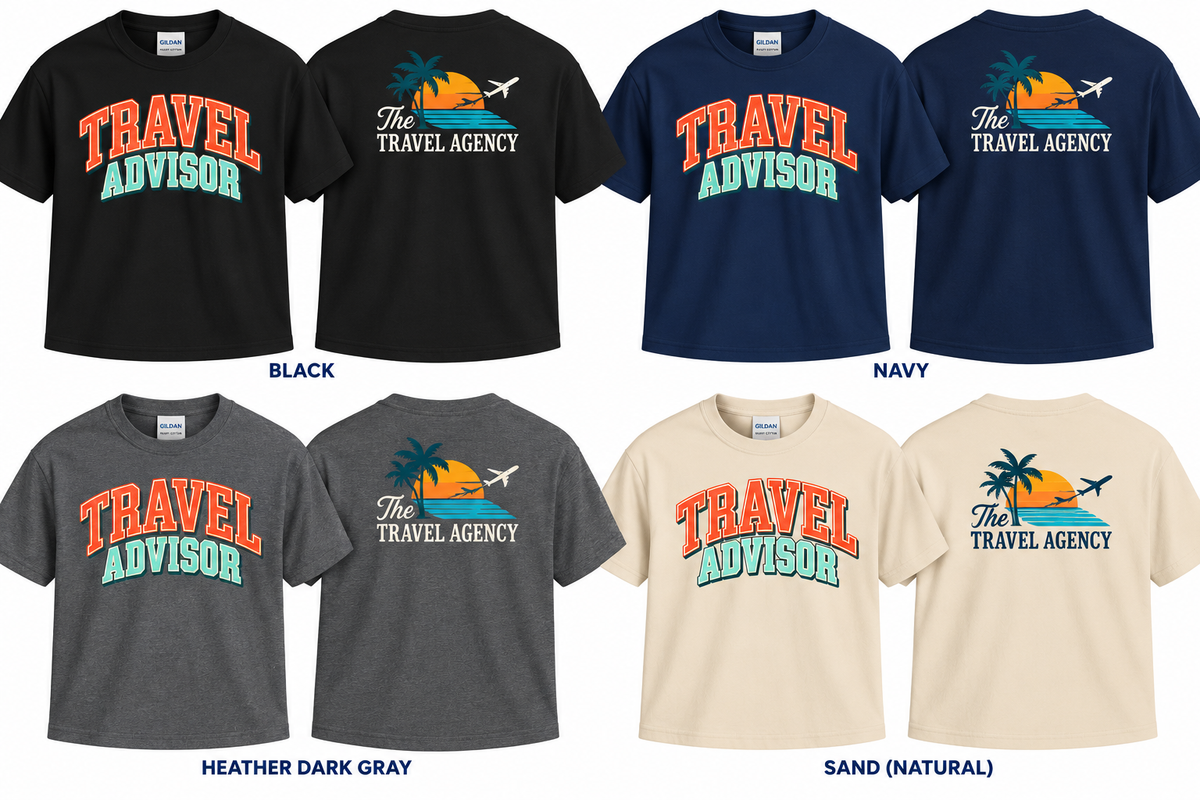 CUSTOMIZABLE - Varsity Travel Adviser Shirt