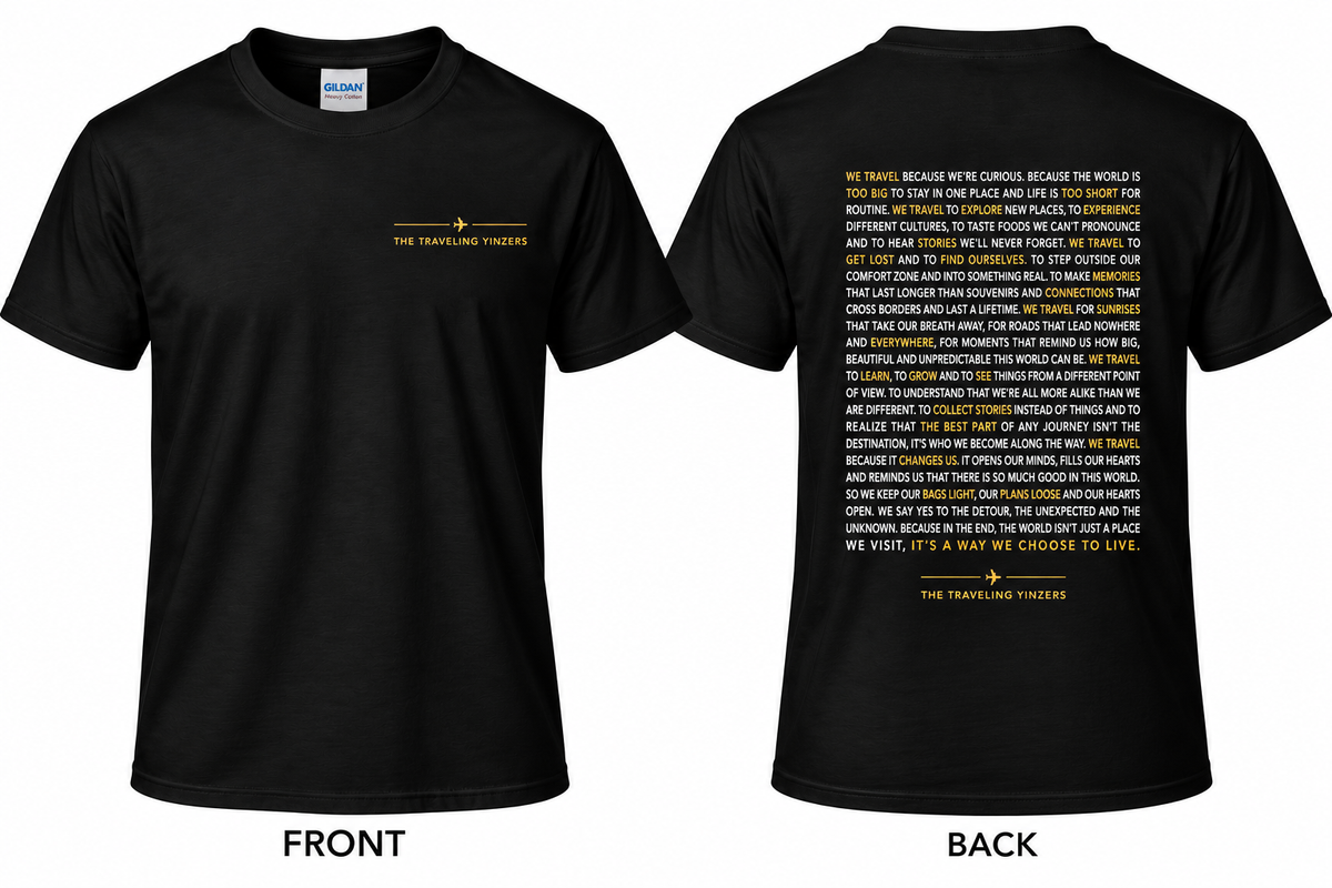 Why We Travel shirt