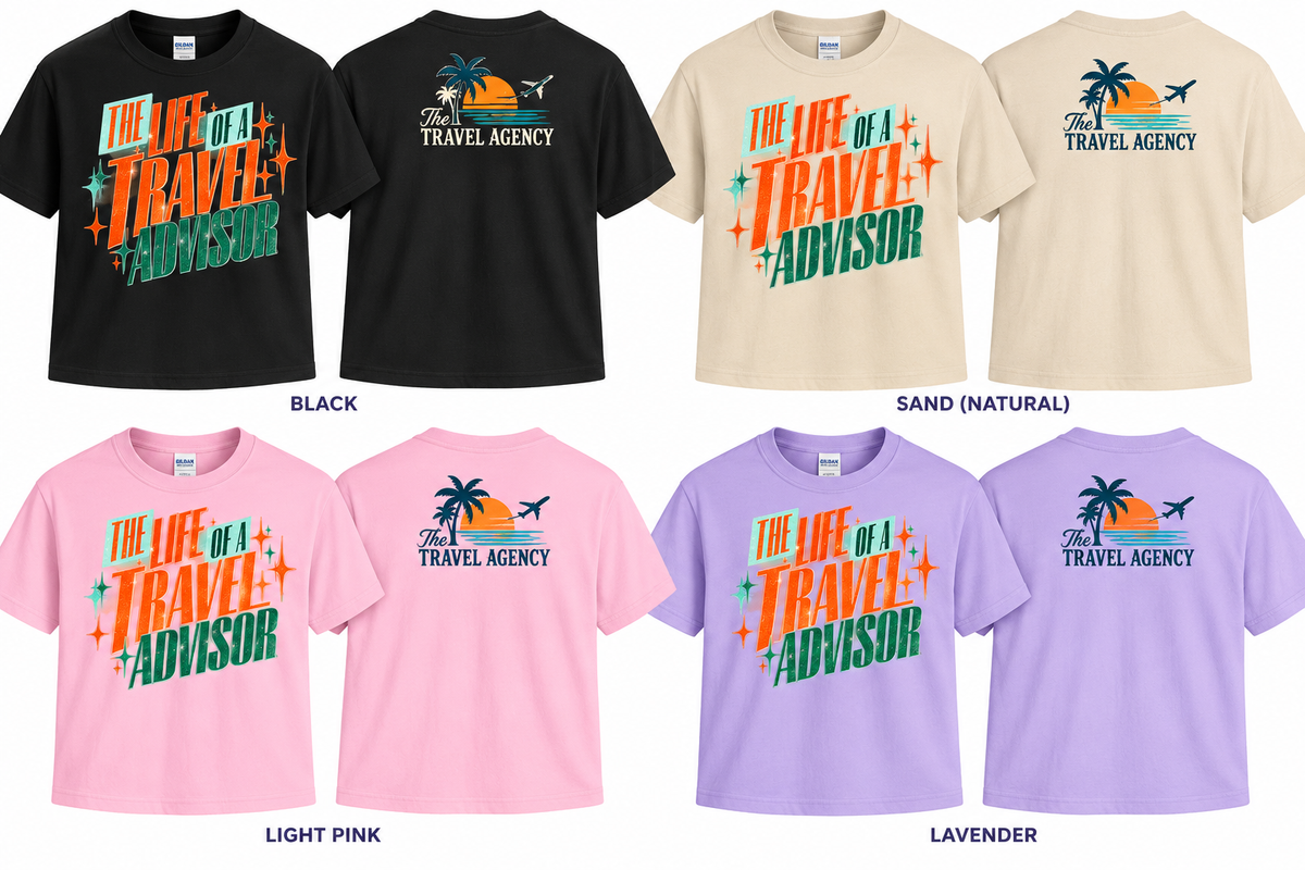 CUSTOMIZABLE - The Life of a Travel Advisor shirt